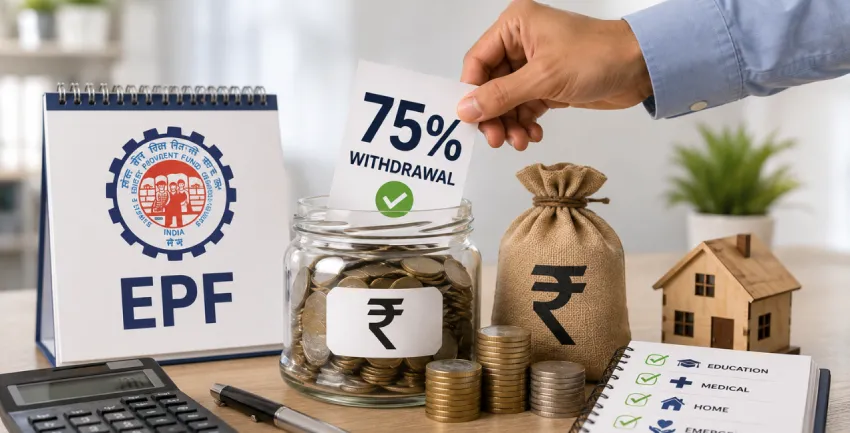 EPF Withdrawal Rules 2026: You Can Now Access 75% of Your PF Balance; Check Eligibility and Limits 