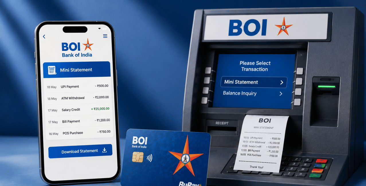 BOI Mini Statement: How to Check Bank Transactions Online & Offline
