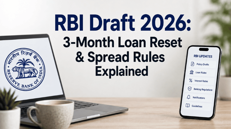 RBI Draft 2026: 3-Month Loan Reset & Spread Rules Explained