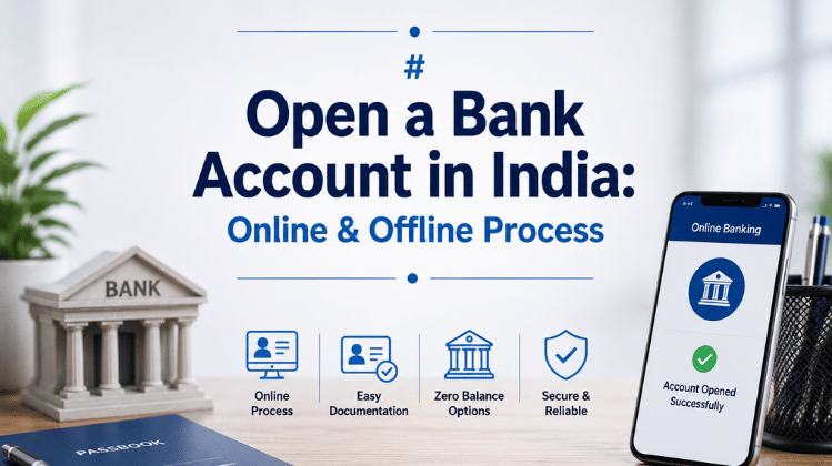 Open a Bank Account in India: Online & Offline Process