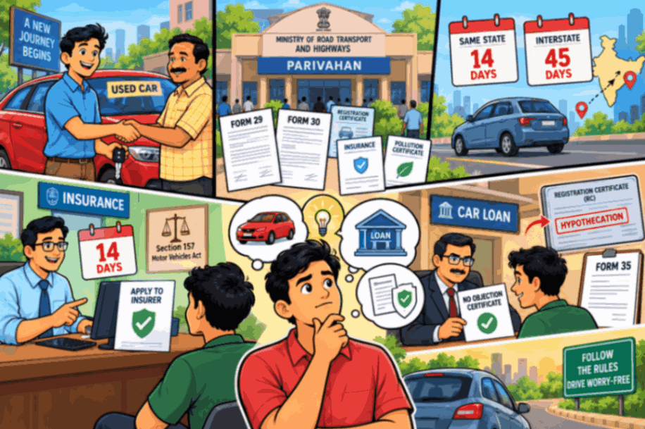 Used-car loan growth with borrower risks, fees and vehicle ownership checks.