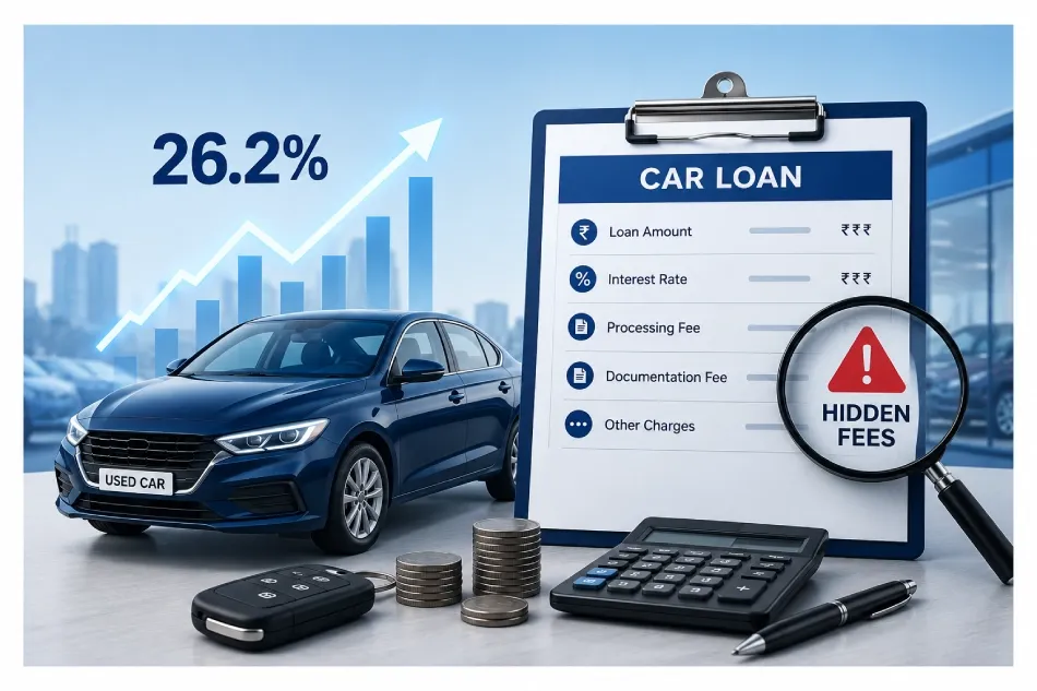 Used-Car Loans Surge 26.2% as Hidden Fees Raise Borrowing Risks