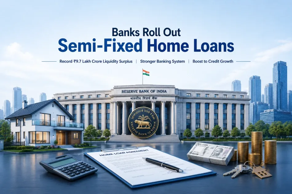 Banks Roll Out Semi-Fixed Home Loans As Record ₹9.7 Lakh Crore Liquidity Surplus Builds