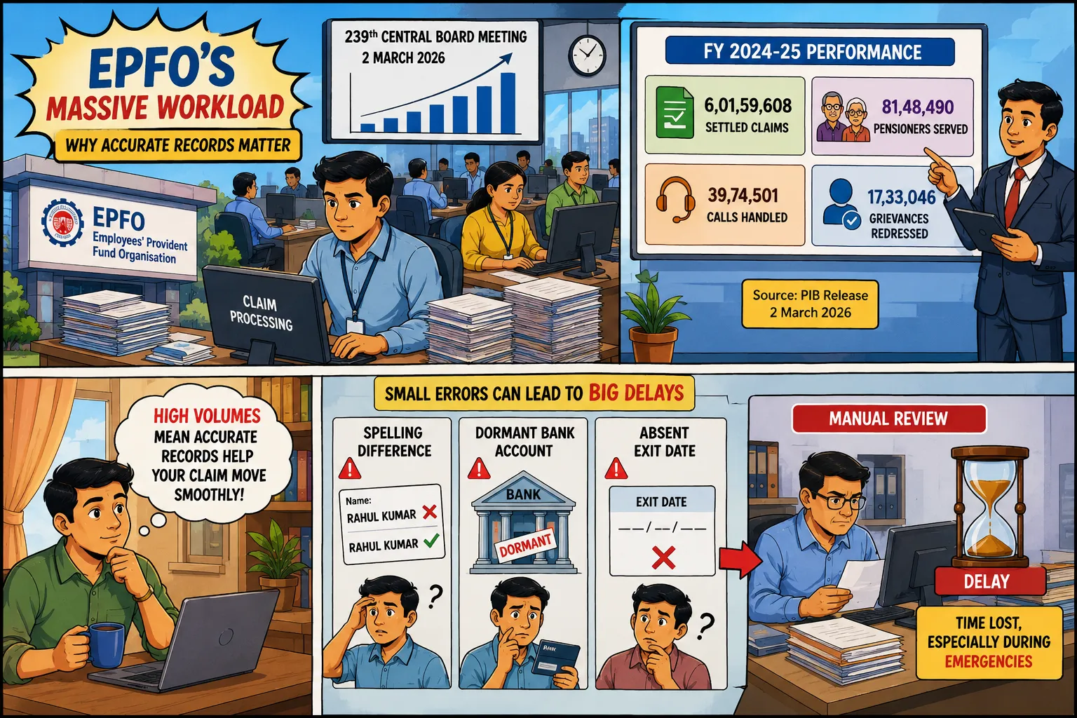 EPFO’s Workload Increase
