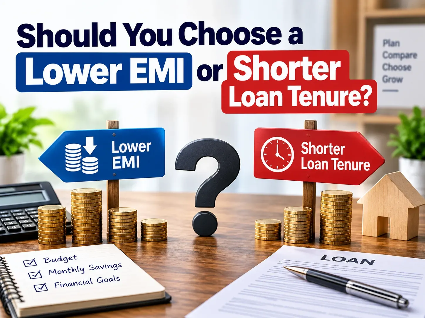 Should You Choose a Lower EMI or Shorter Loan Tenure?