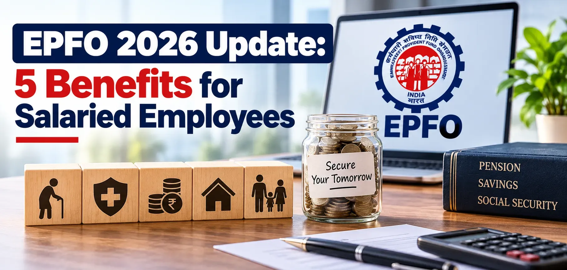 EPFO 2026 Update: 5 Benefits for Salaried Employees
