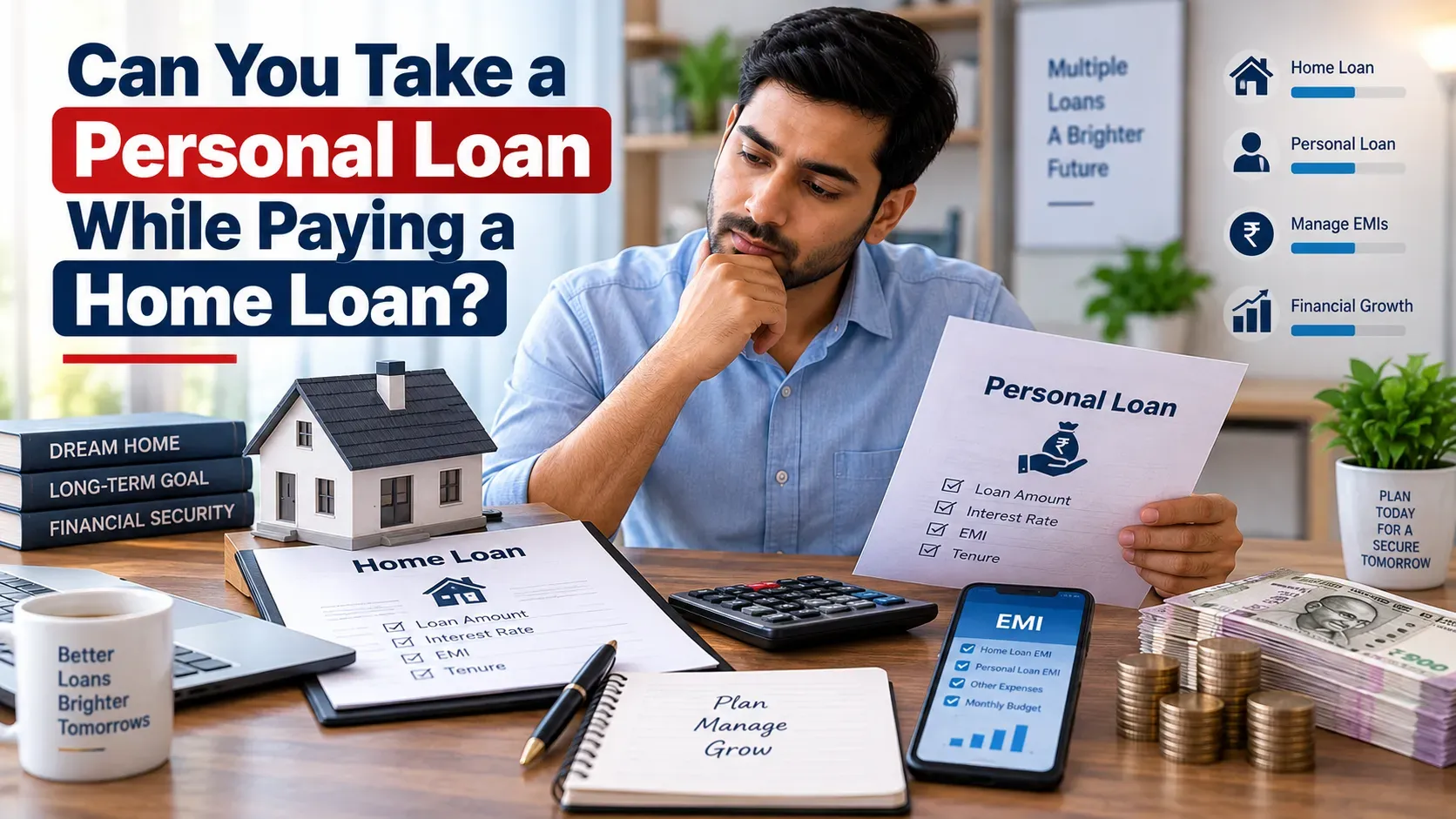 Can You Take a Personal Loan While Paying a Home Loan?   
