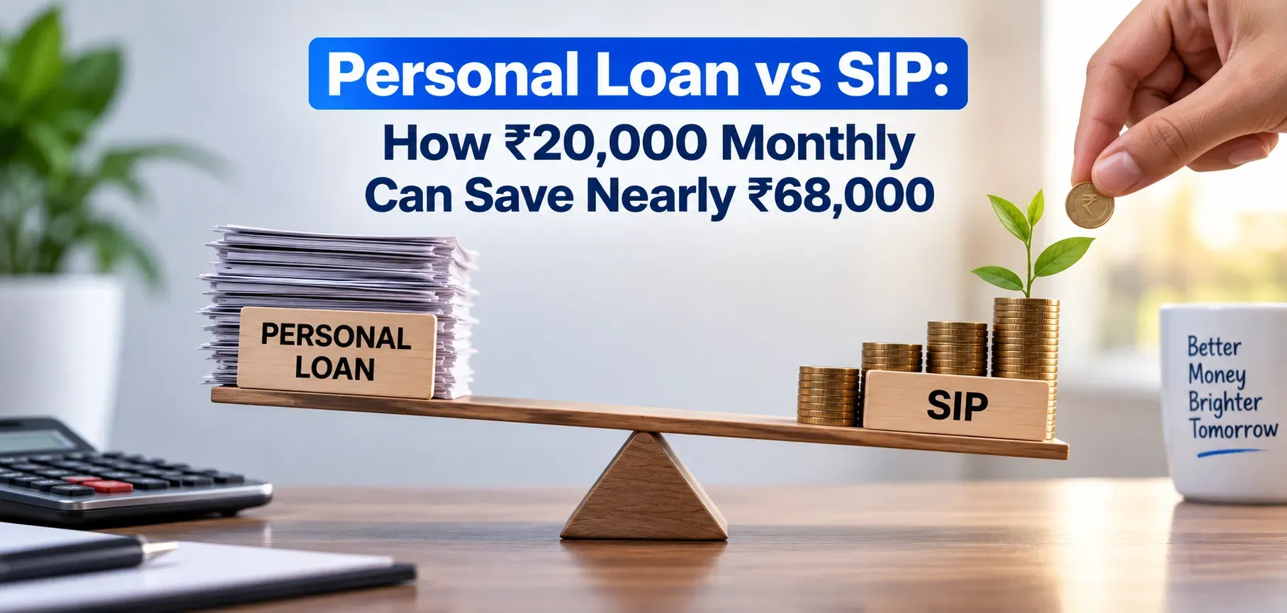 Personal Loan vs SIP: How ₹20,000 Monthly Can Save ₹68,000