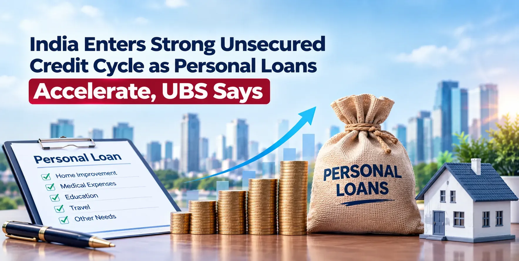 India Enters Strong Unsecured Credit Cycle as Personal Loans Accelerate, UBS Says