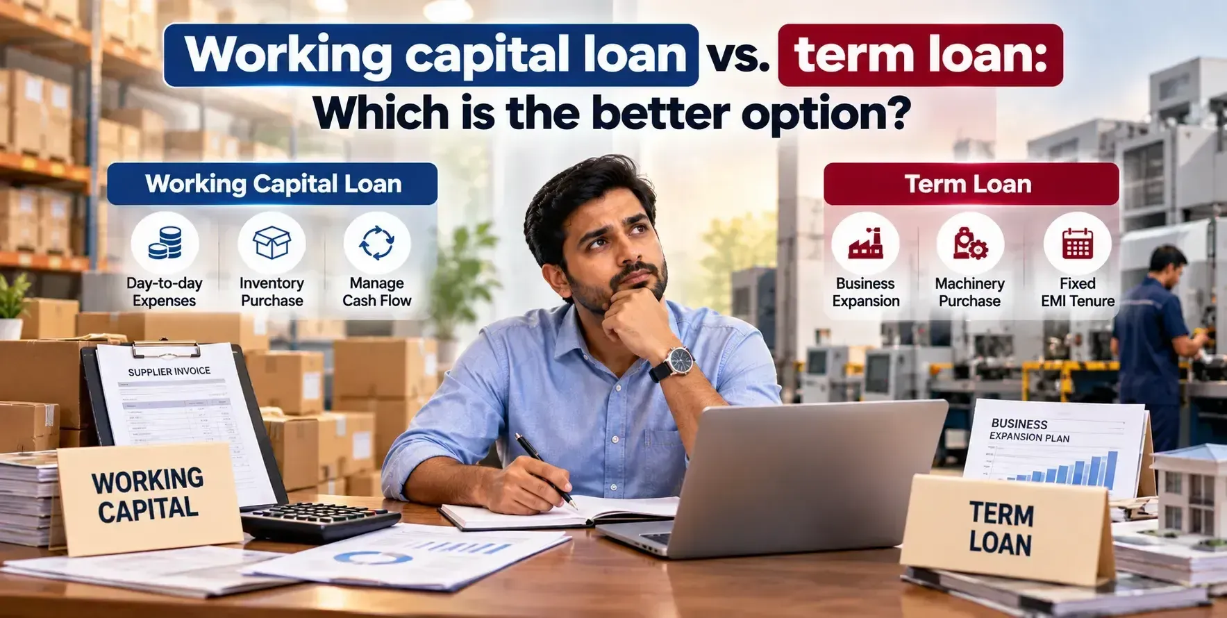 Working capital loan vs. term loan: Which is the better option?