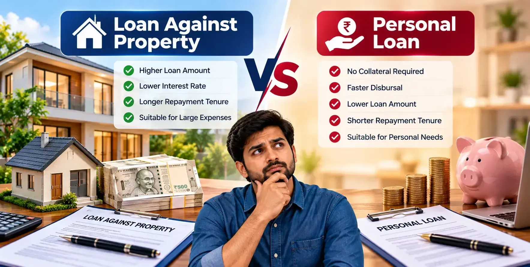 Loan Against Property vs. Personal Loan: Which One Is Better? 