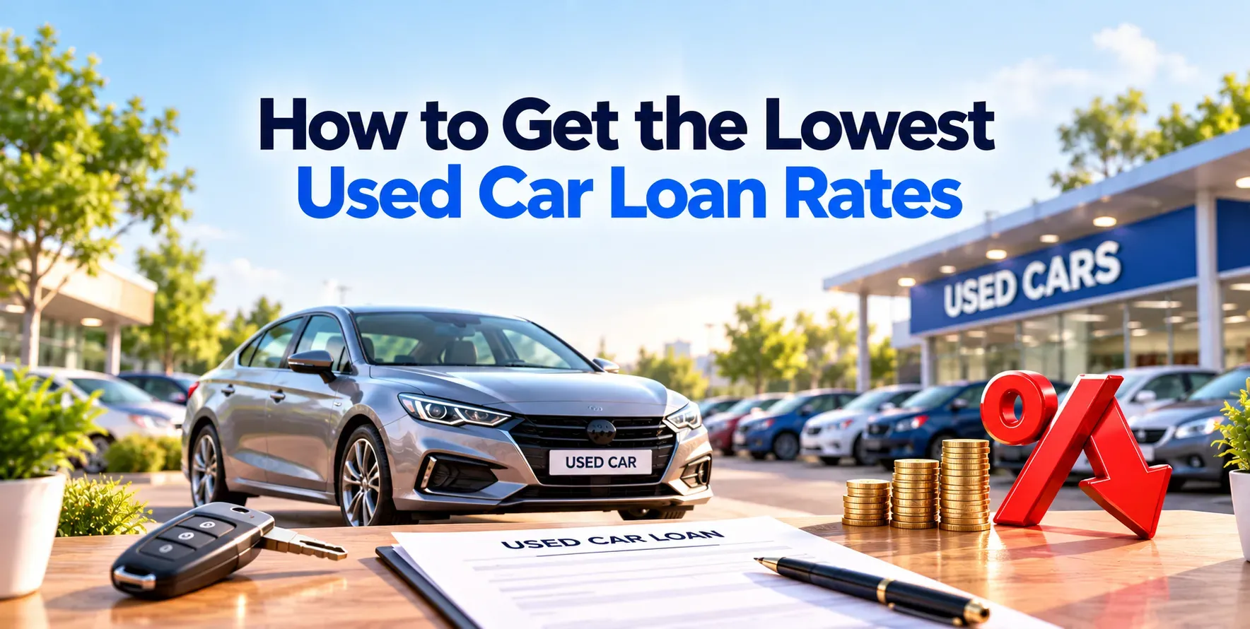 How to Get the Lowest Used Car Loan Rates