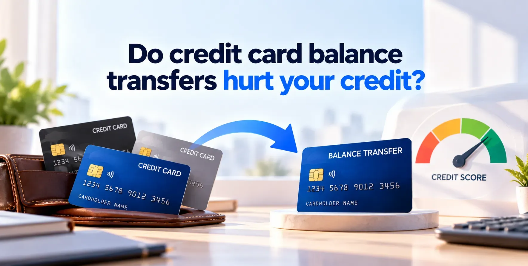 Do credit card balance transfers hurt your credit?