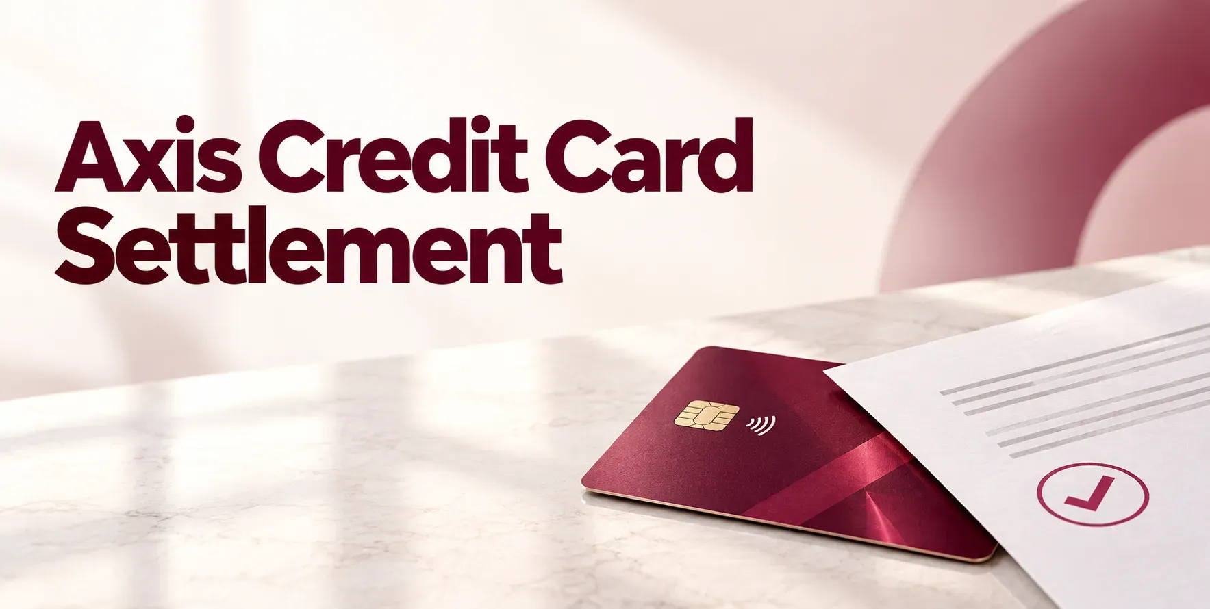 Axis Credit Card Settlement