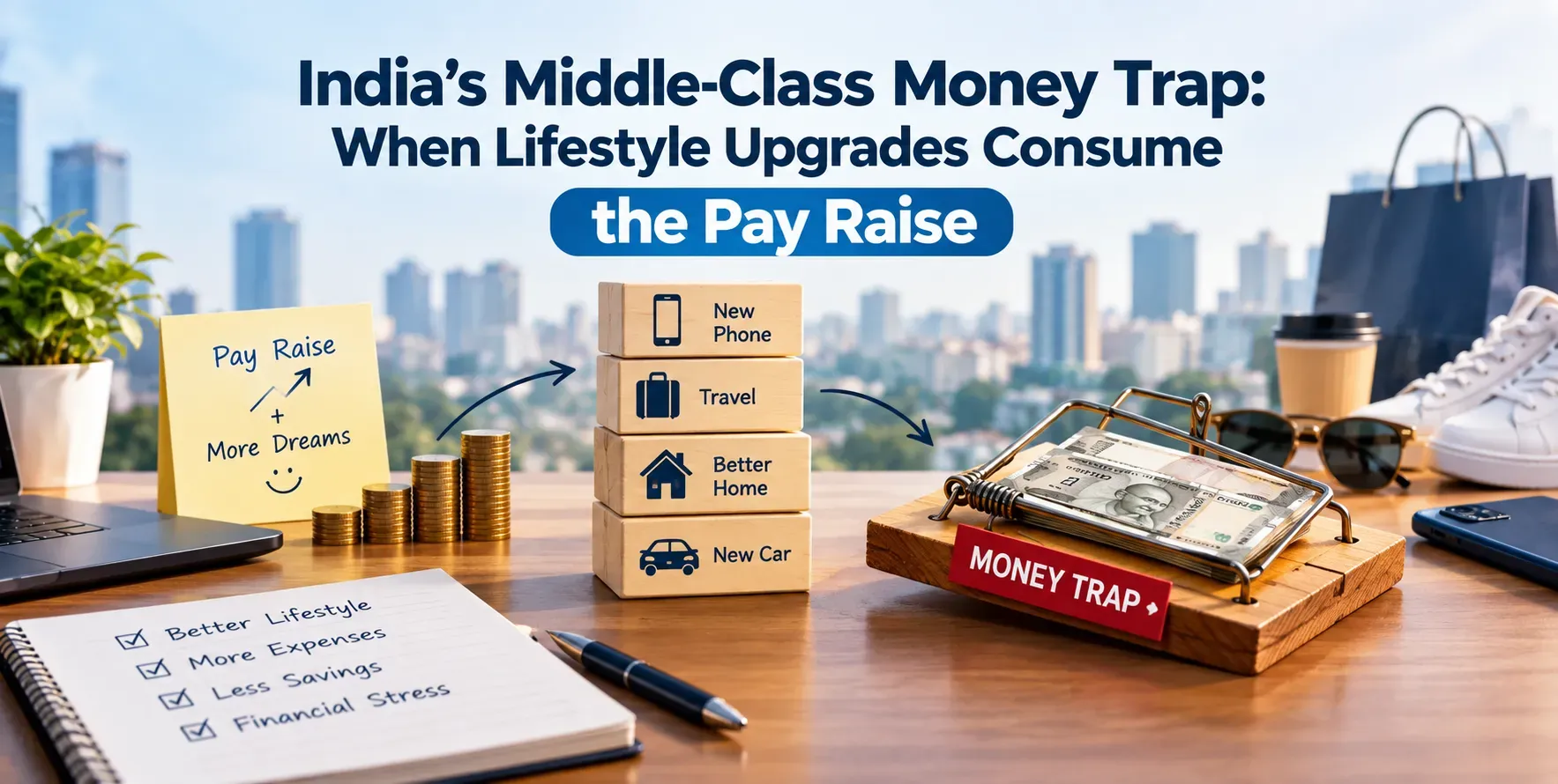 India’s Middle-Class Money Trap: When Lifestyle Upgrades Consume the Pay Raise