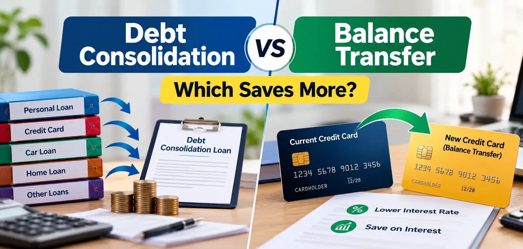 Debt Consolidation vs Balance Transfer: Which Saves More?
