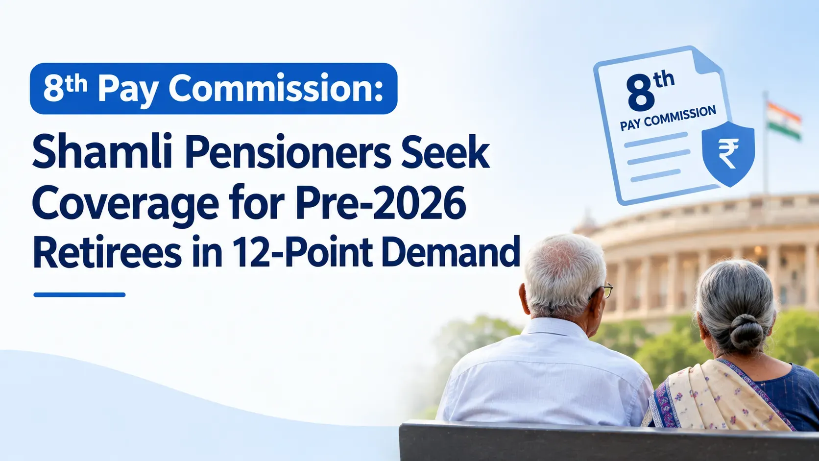 8th Pay Commission: Shamli Pensioners Seek Coverage for Pre-2026 Retirees in 12-Point Demand