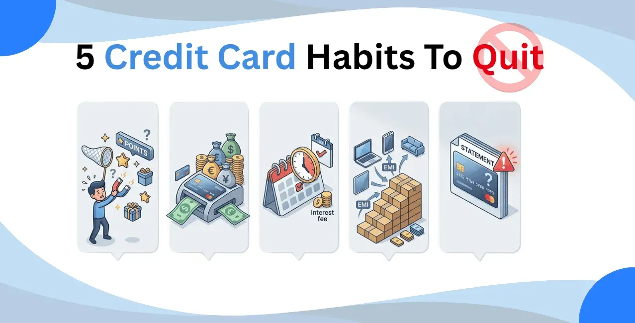 5 Credit Card Habits You Must Quit Right Now