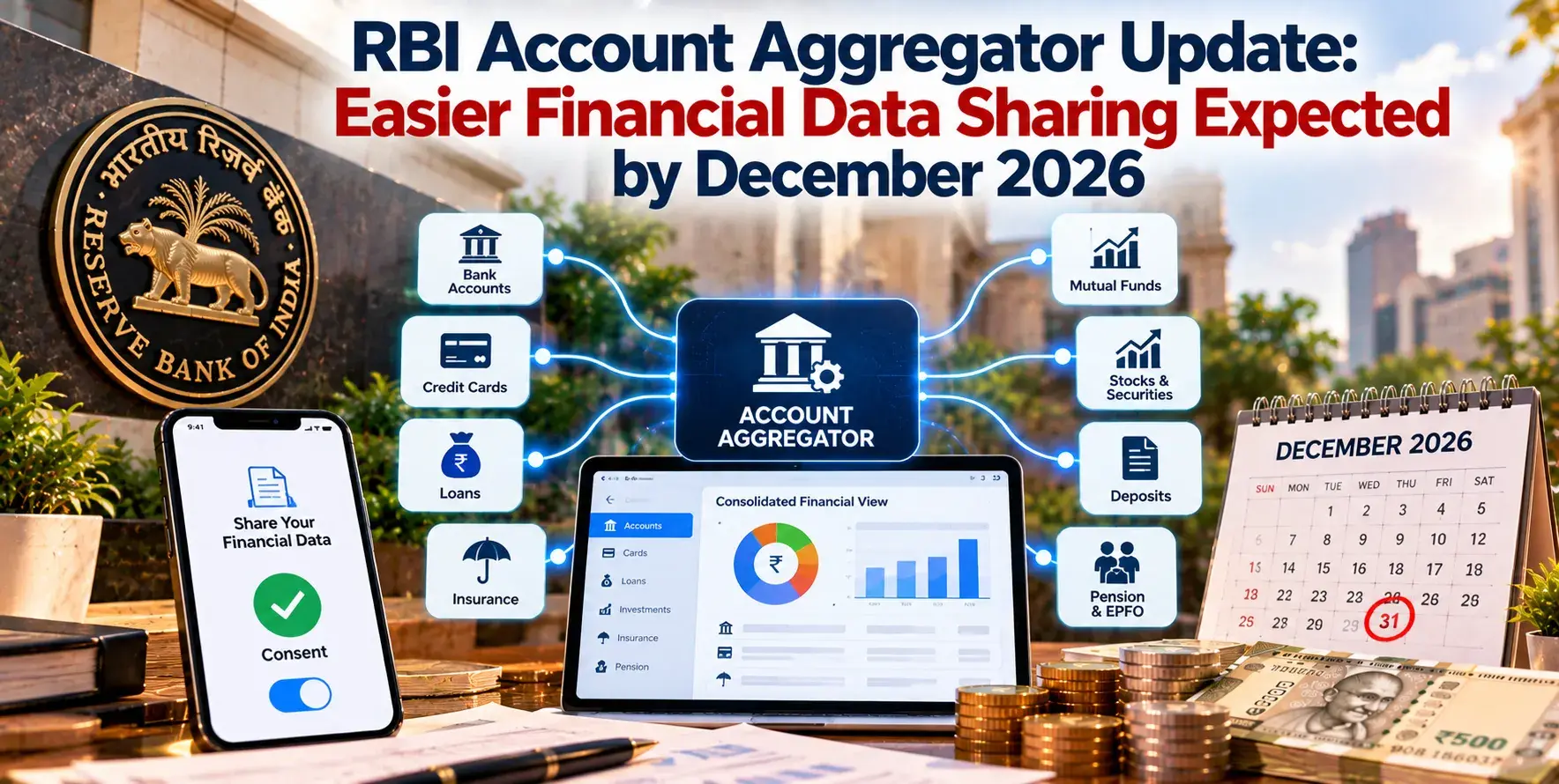 RBI Account Aggregator Update: Easier Financial Data Sharing Expected by December 2026