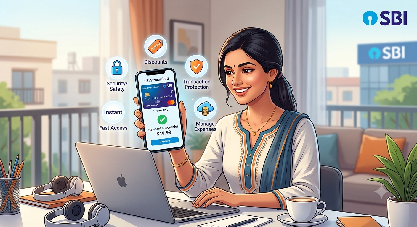 SBI virtual card benefits