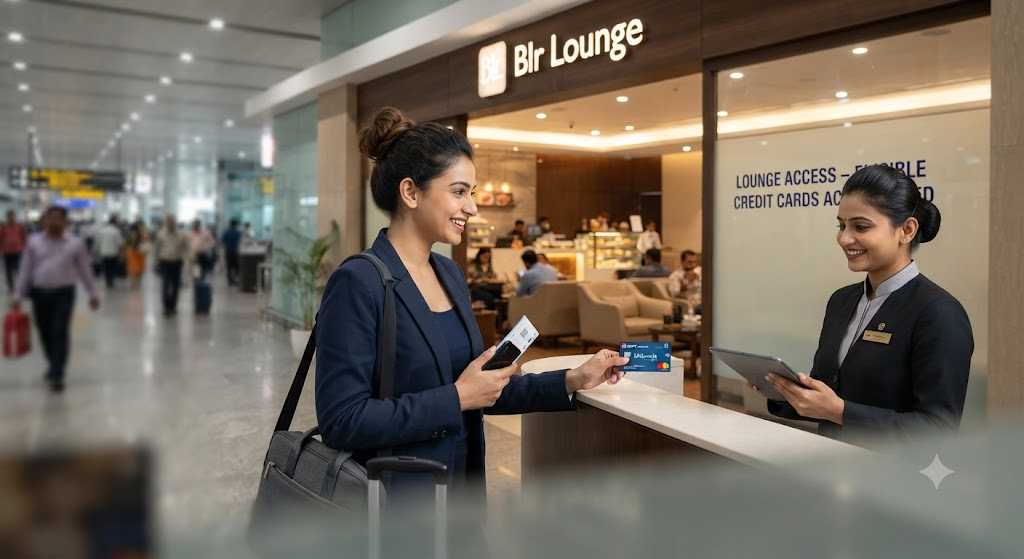 HDFC Millennia credit card lounge access
