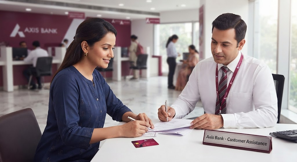 how to close Axis Bank credit card
