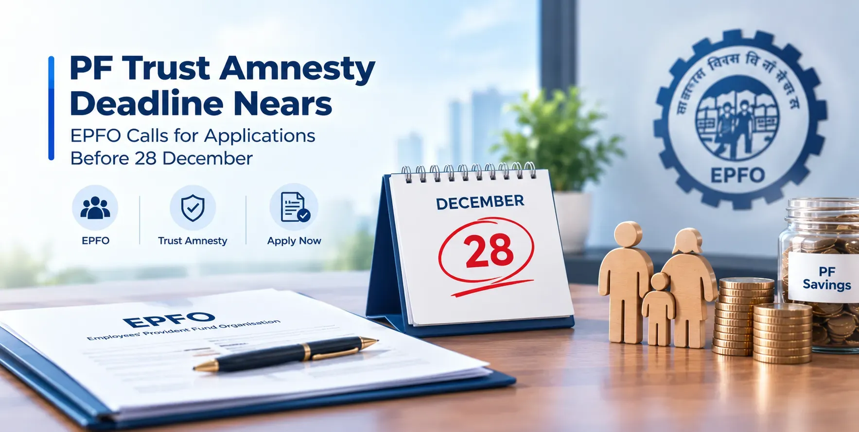 PF Trust Amnesty Deadline Nears: EPFO Calls for Applications Before 28 December