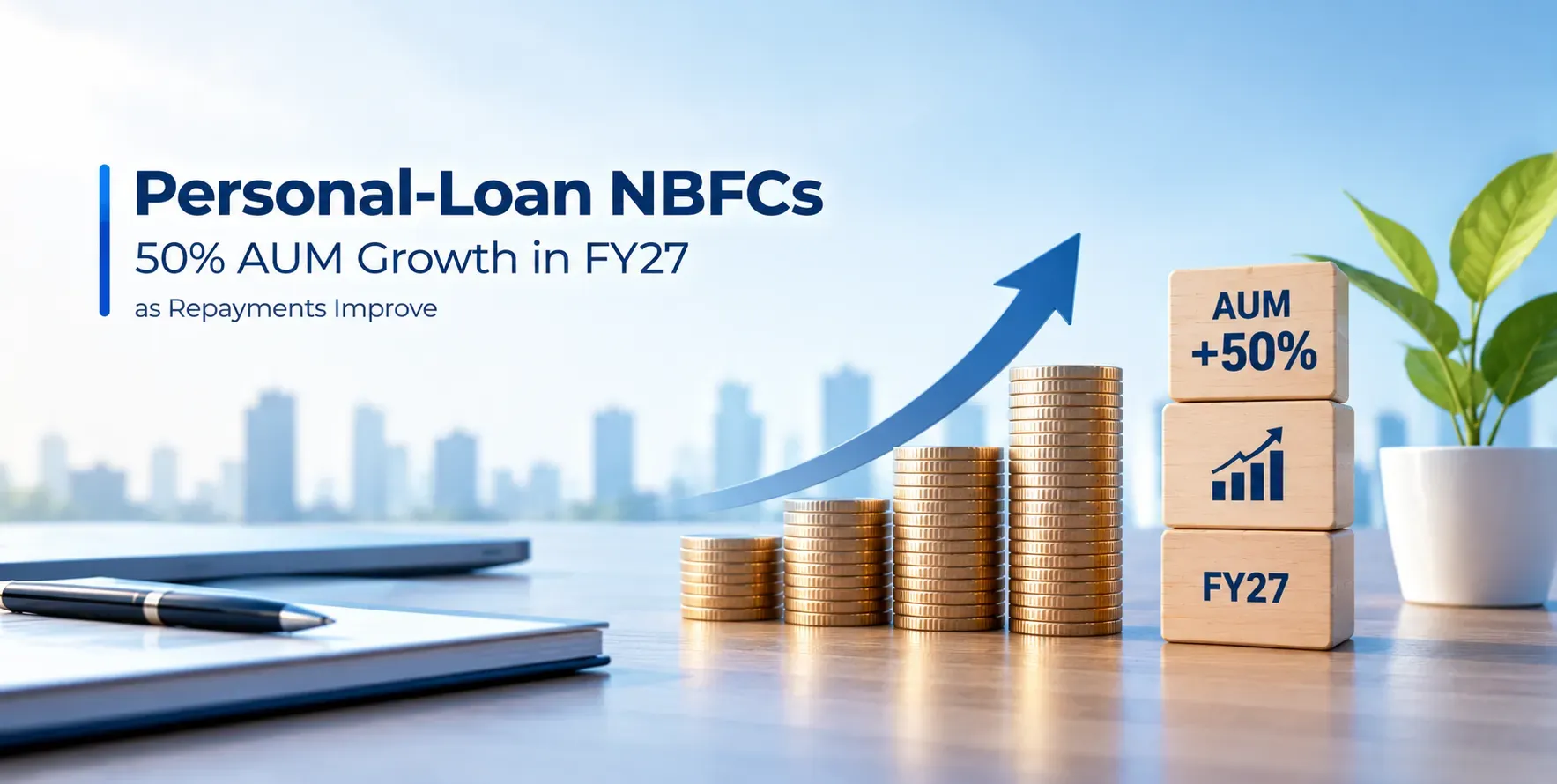 Personal-Loan NBFCs Set for 50% AUM Growth in FY27 as Repayments Improve