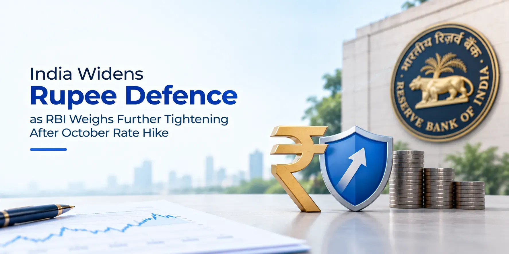India Widens Rupee Defence as RBI Weighs Further Tightening After October Rate Hike